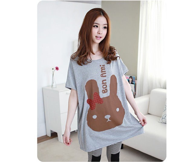 2013 summer maternity clothing o-neck short-sleeve top long design maternity plus size clothing plus size summer maternity