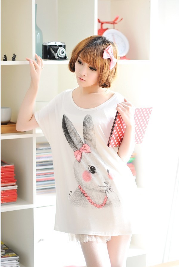 2013 summer maternity clothing rabbit sweet large rabbit t-shirt off 20%