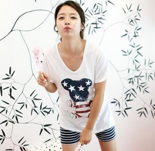 2013 summer maternity t-shirt maternity top maternity short-sleeve T-shirt