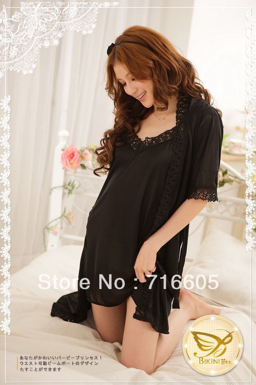 2013 Summer Women Nightgowns Ladies Sexy Sleepwear Women Pajamas 3 Colors Free Shipping