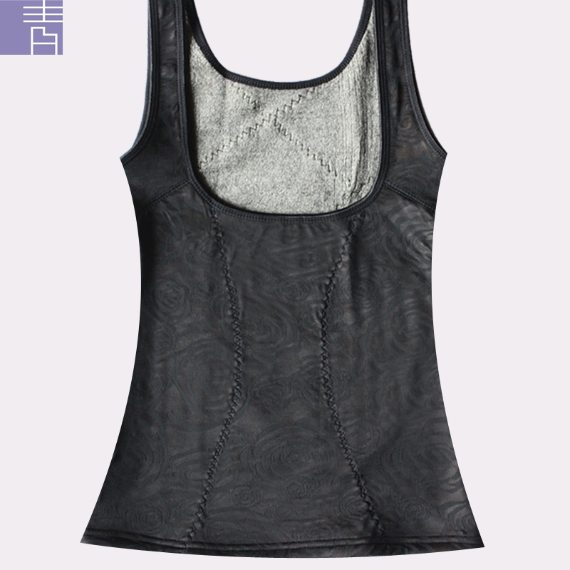 2013 Thermal underwear thickening plus velvet female sleeveless o-neck thermal vest body shaping underwear low neck basic top