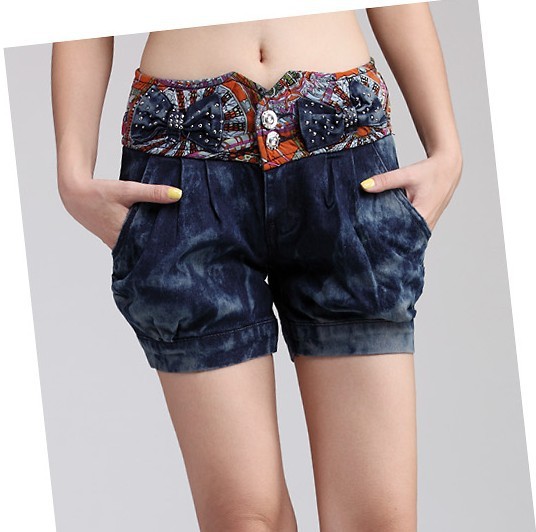 2013 Wholesale 10pcs Sexy Lady Harlan jeans short women jeans short ladies Lantern short pants 215 free shipping