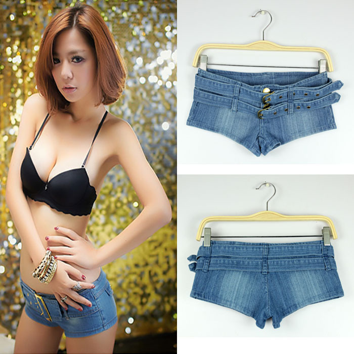 2013 Wholesale 10pcs Sexy Lady Low waist Jeans short women jeans shorts ladies denim short pants 9888 free shipping