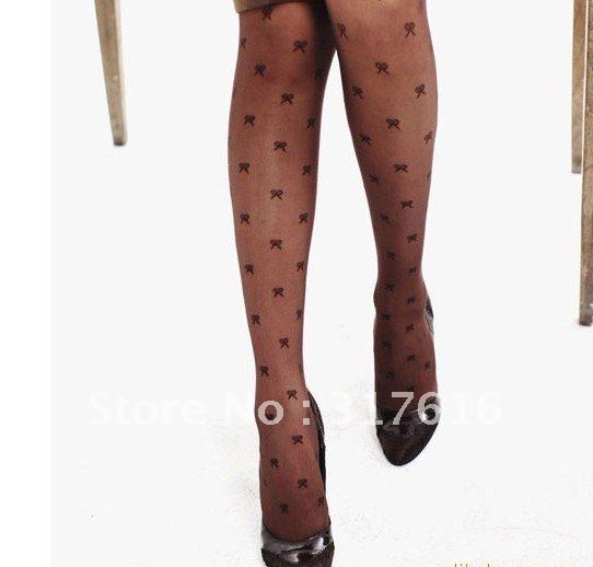 2013 Wholesale Sweet style small bowknot tights filar socks silk stockings WOMEN'S socks panty-hose