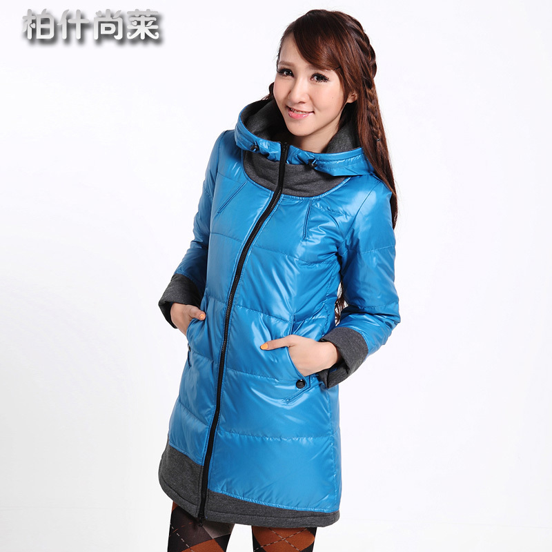 2013 winter casual down coat female medium-long slim all-match winter outerwear