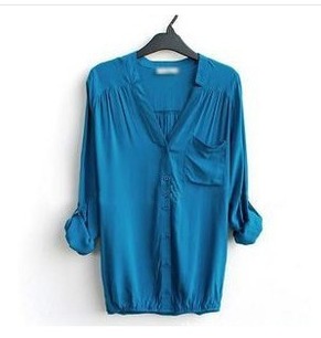 2013 Woman Women's end of a single loose plus size shirt