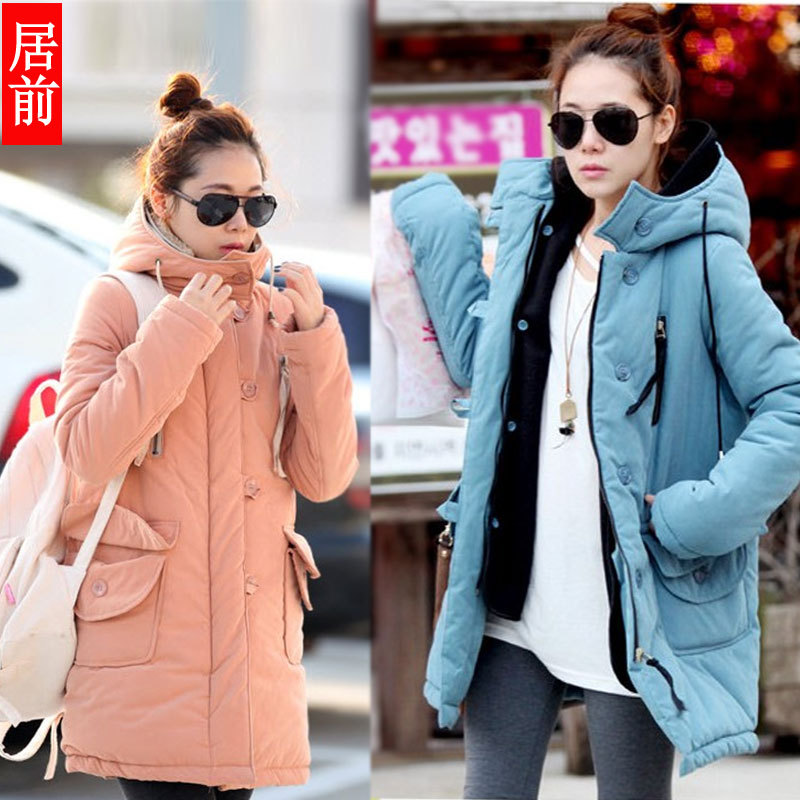 2013 women's autumn and winter thermal x9999 thickening wadded jacket outerwear casual medium-long cotton-padded jacket LDX