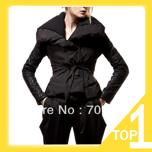 2013 Women's hot-selling slim medium-long women's plus size wadded jacket cotton-padded jacket female Y6003