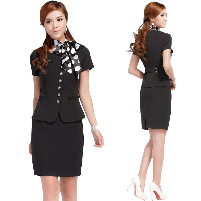 2013 women's professional summer set women's fashion short-sleeve work wear work wear women's skirt