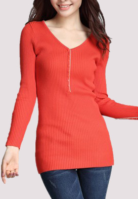 2013 women's spring medium-long sweater long-sleeve low collar slim hip basic shirt female 7608 hot  free shipping