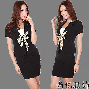 2013 women's work wear work wear set female slim work wear skirt