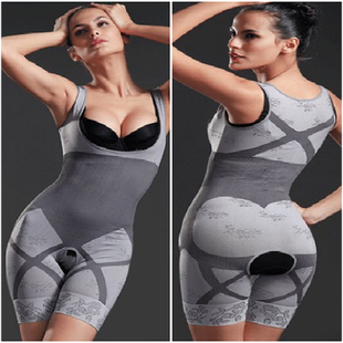 2013Body shaping bodysuit bamboo women's beauty care underwear puerperal shaper corset  abdomen drawing rousseaus Free Shipping