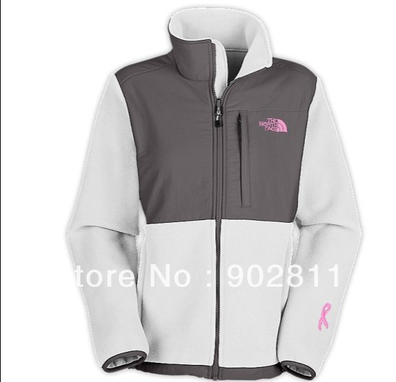 2013Free Shipping holiday The northing Denali fleece Women's Fleece Jackets pink ribbon jacket winter jacket face High Quality