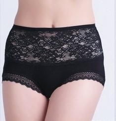 2013new design colorful black ladies underwear panties  high waist style mix order free shipping