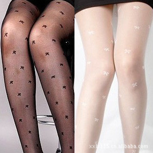 2060 sexy little bow stockings pantyhose