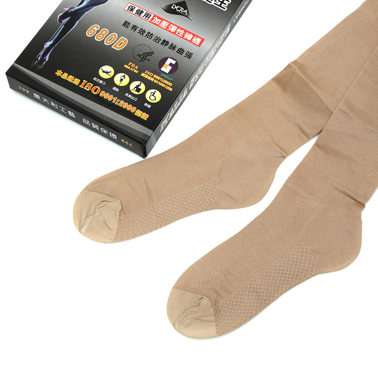 2079 factory direct with heel 680D-varicose veins pantyhose stovepipe socks