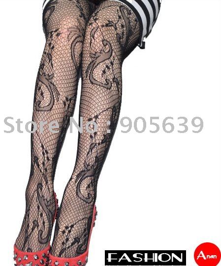 20pairs/lot  free shipping  best selling summer beautiful flowers knit mesh stocking lady's fashion sexy mesh pantyhose