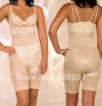 20pcs/lot Free Shipping Wholesale Beige or black Slim n lift Underwear Full Body Shaper with Strap