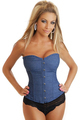 20pieces/LOT!WHOLESALE!  Skinny Overbust  Corset Sheer SATIN Bustiers Spandex corset