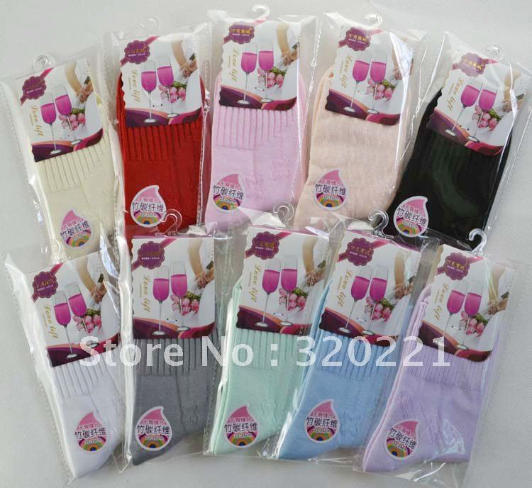 2102 new style color cotton women socks /lady socks  opp bag packing per bag contain 9 colors for choose