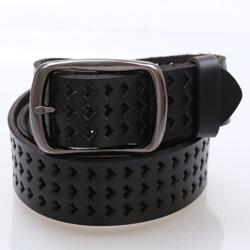 213 belt genuine leather strap love cutout women's belt casual strap Women strap fashion