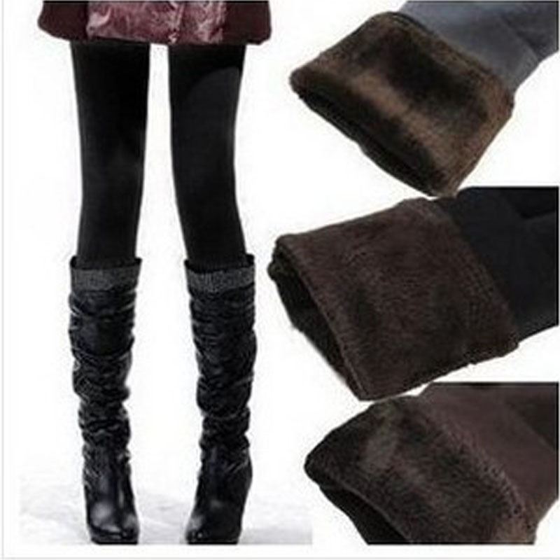 2305 koala velvet pearl velvet autumn and winter legging double layer thickening warm pants boot cut jeans ball