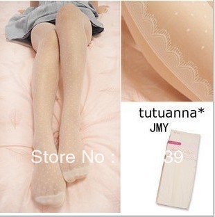 2352  fashion side Little false eyelash lace leggings tights 5pcs/lot Free Shipping