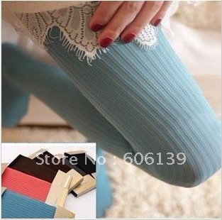 2353  Wholesale - Fashion thin vertical stripe tights / stockings 10pcs/lot free shipping