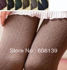 2354 In the spring of velvet brocade pantyhose love  pantyhose10pcs/lot Free Shipping