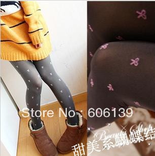 2413 Korea edition journal style sweet style  of lovely bowknot pantyhose tide joker  5pcs/lot Free Shipping