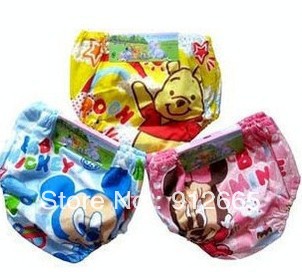 24pcs/lot cartoon animal baby bread pants children underwear underpants boy girl's briefs panties