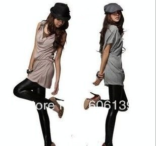 2834  Europe and the trend of the high quality imitation leather trample feet leggings pants 10pcs/lot Free Shipping