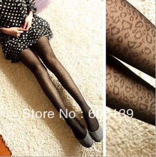 2850  the new Restore ancient ways leopard grain show  meat jacquard stockings stockings 5pcs/lot Free Shipping