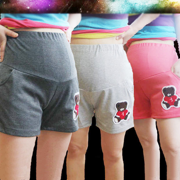 2g maternity   clothing summer sports shorts casual pants belly pants bear