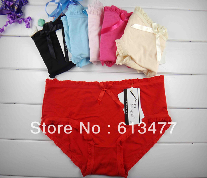 2New Arrival! fashion cotton women's sexy  panties , lingerie , briefs ,sexy panty,g string+(red.black)[FREE SHIPPING] 86358-2