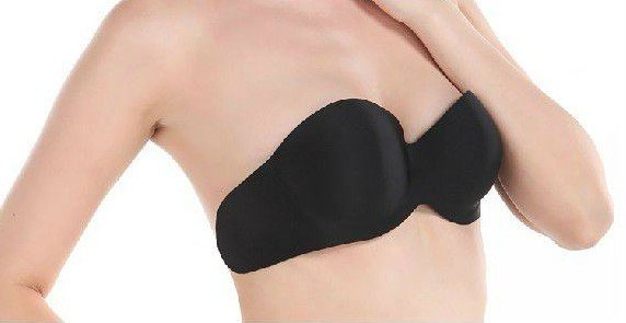 2pc one-piece  push up silicone adhesive invisible bra strapless bra seamless bra free shipping#63E