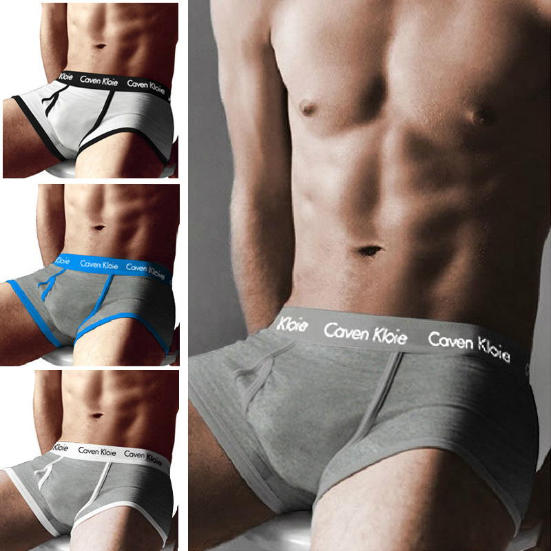 2pcs free shipping - Caven kloie hot-selling high quality male panties men's comfortable boxer panties 100% cotton