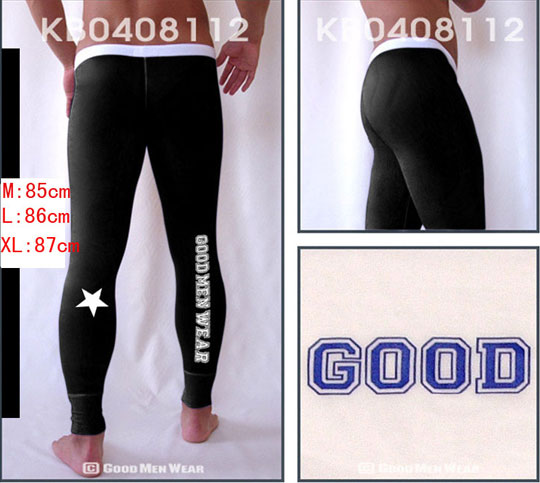 2pcs/lot free shipping Superbody low-waist sexy male long johns modal legging warm pants ankle length trousers