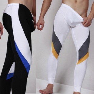 2pcs/lot free shipping Superbody male long johns modal legging fashion low-waist tight-fitting thin