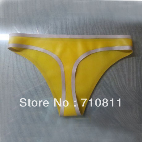 2PCS/LOT handmade latex short with trim