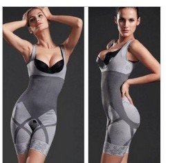 2pcs  NEW WOMEN'S BAMBOO CHARCOAL FULL BODYSUIT SLIMMING SHAPER BUTT LIFTER/FREE SHIPPING