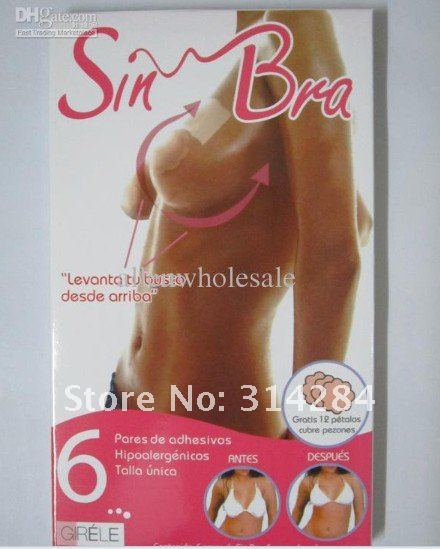 300pack/lot Breast petals, New Cleavage Shaper/Bring It Up/Lifts Bra/Sin Braone (1pack=6pairs)