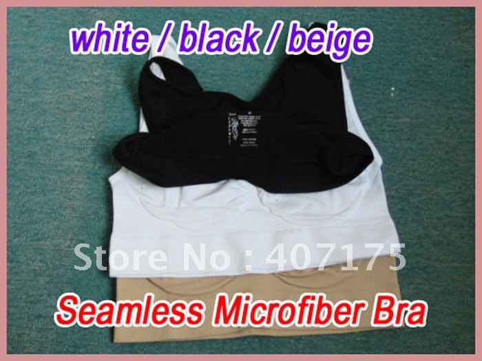 300pcs/lot=100set  Ahh Bra Sexy Bra Slimming Underwear Breast Massage Seamless,3 Color a Set Only One Set Sale(OPP bag)