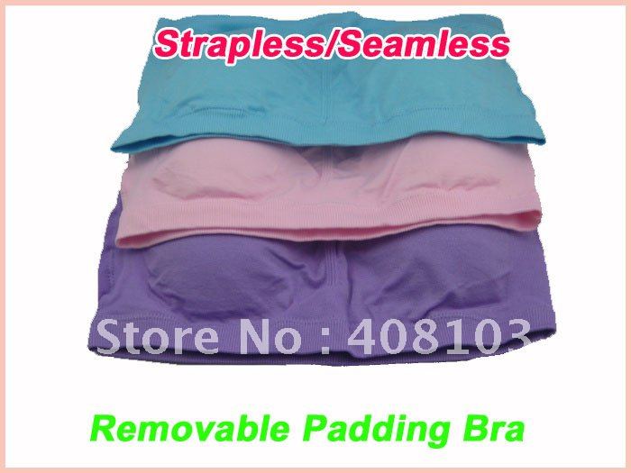 30pcs/lot  Free Shipping,BY DHL!!!genie bra, with removable pads,3 color a set no other select