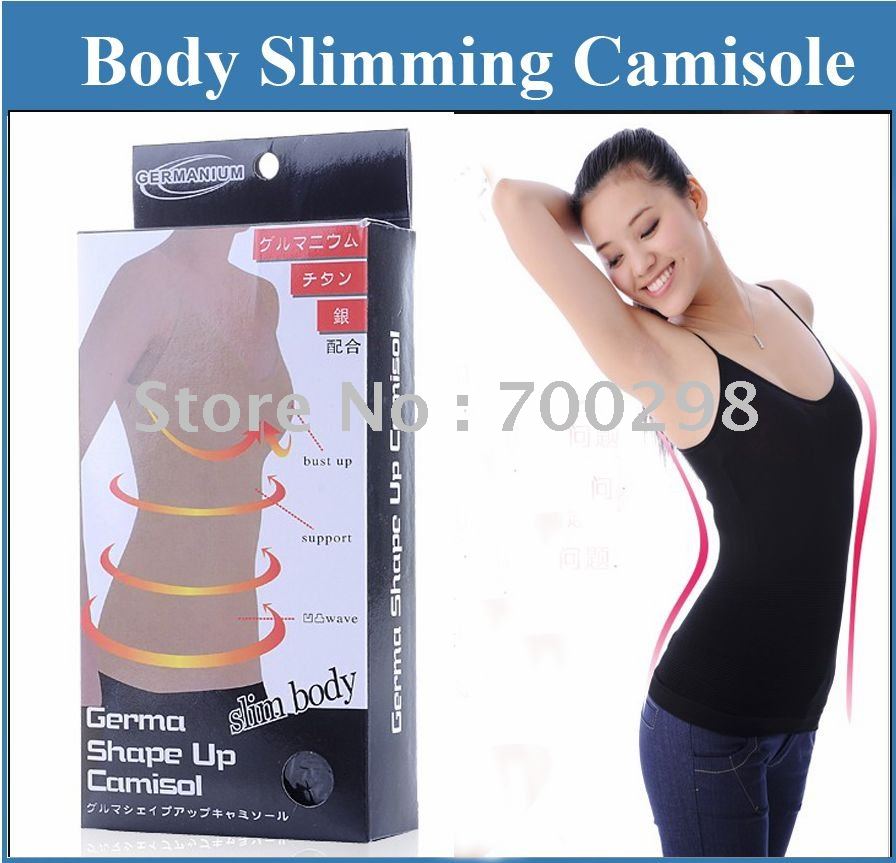 30PCS/LOT Women's Body Slimming Camisole Body Tops Shaper Underwear Shapewear Vest FREE SHIPPING