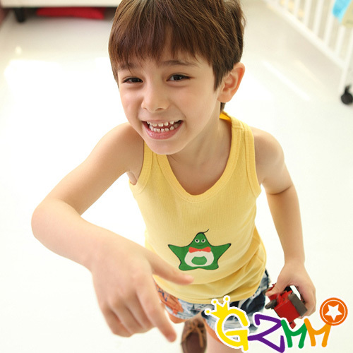 3151 baby top child vest summer breathable casual male girls clothing