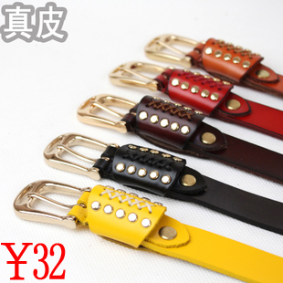 32 women's cowhide strap all-match fashion casual genuine leather belt a32