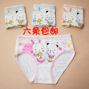 3364 child modal brand panties female child cartoon trigonometric panties