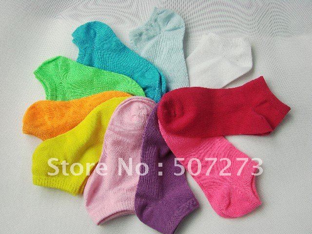 35pcs/lots of lovely color cotton socks Boat shape stockings on sale cheap price good quality factory offer