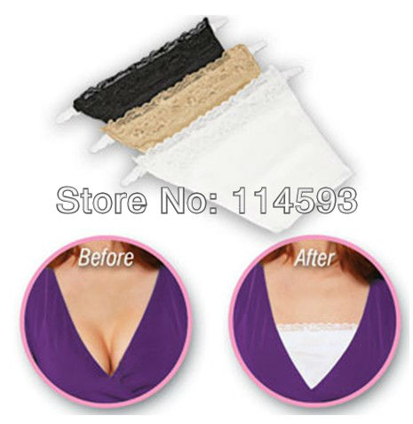 35set=105pcs Black, Beige, White Cami Seamless Chest Wrap Lace Wraps Chest 3 Colors Preventing Exposed Underwear Bra